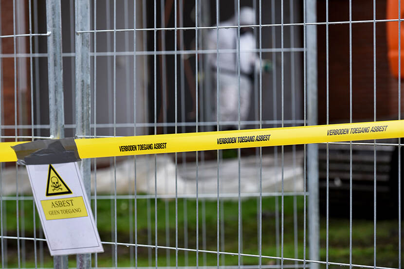 Illegale asbestverwijdering en stilleggingen in regio Assen